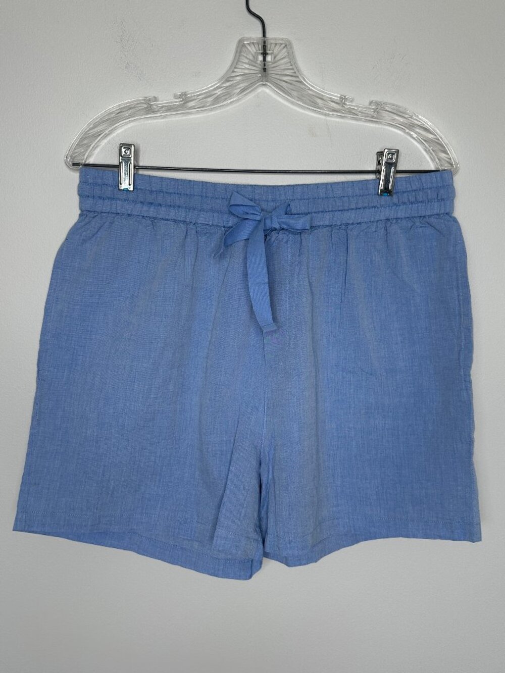 LAKE Women's Solid Blue Lounge Shorts Size Medium